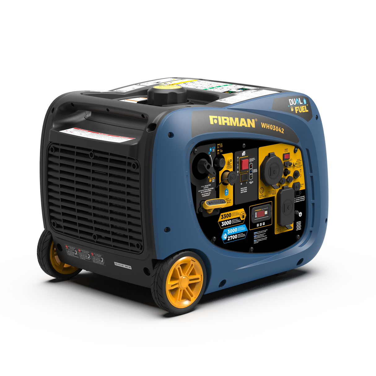 Dual Fuel Inverter Portable Generator 3300W Electric Start
