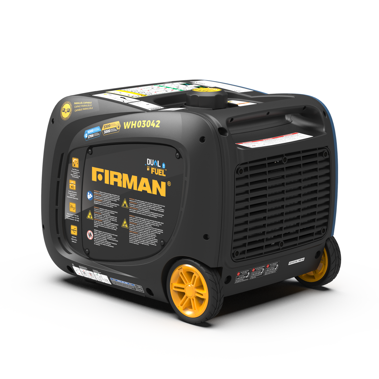 Dual Fuel Inverter Portable Generator 3300W Electric Start