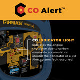 Dual Fuel Inverter Portable Generator 4125W Electric Start with CO ALERT