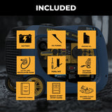 Dual Fuel Inverter Portable Generator 4125W Electric Start with CO ALERT