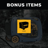 Dual Fuel Inverter Portable Generator 4125W Electric Start