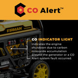 Dual Fuel Open Frame Inverter 4400W Electric Start with CO ALERT