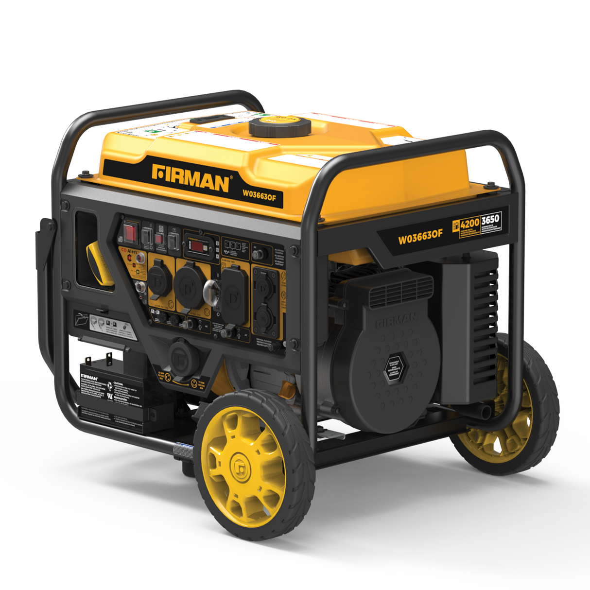 Inverter Open Frame Portable Generator 4500W Remote Start with CO Alert