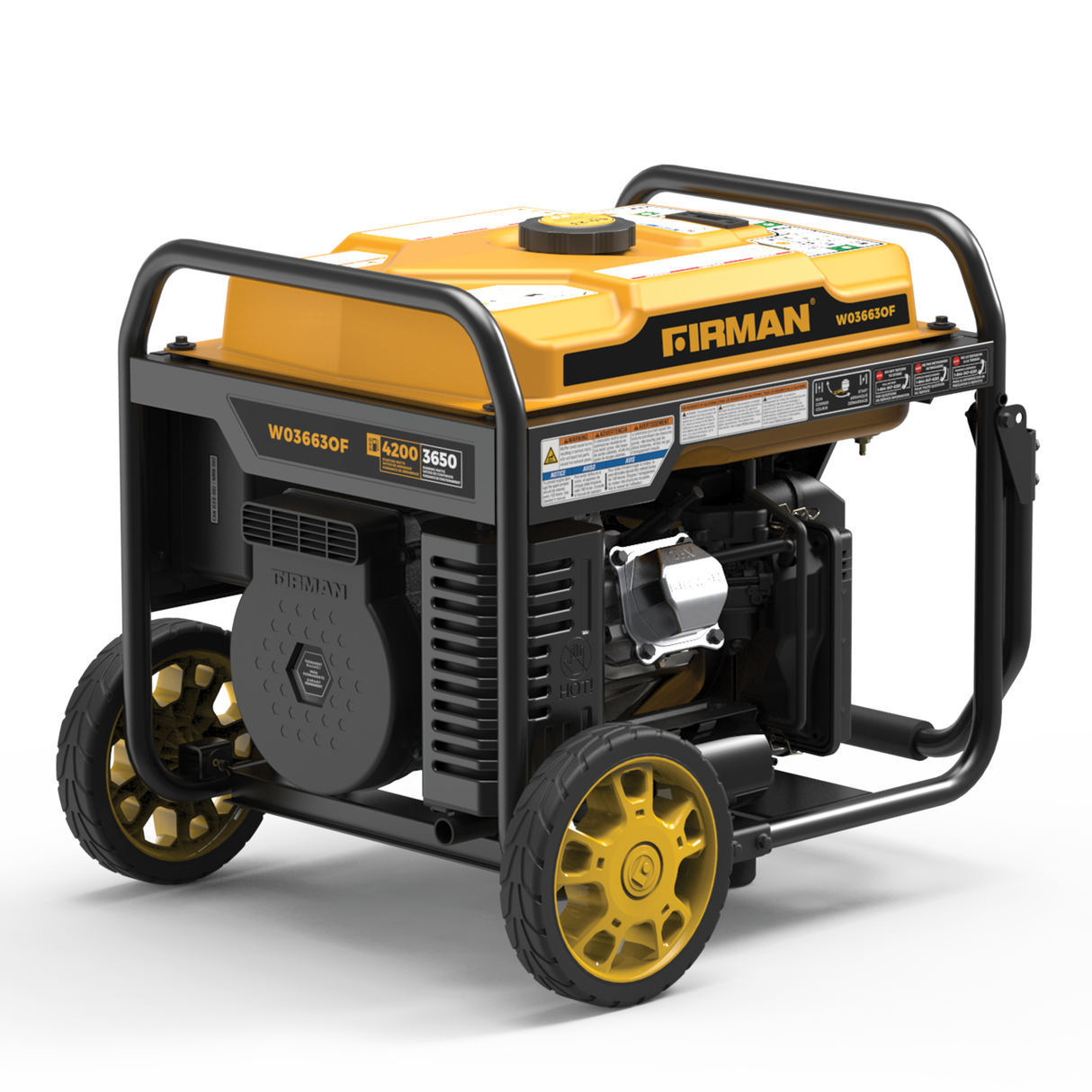 Inverter Open Frame Portable Generator 4500W Remote Start with CO Alert