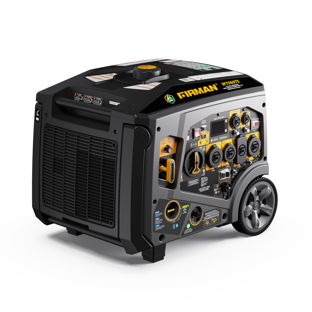Tri Fuel Inverter Portable Generator 7500W Electric Start 120/240V Parallel Ready CO Alert