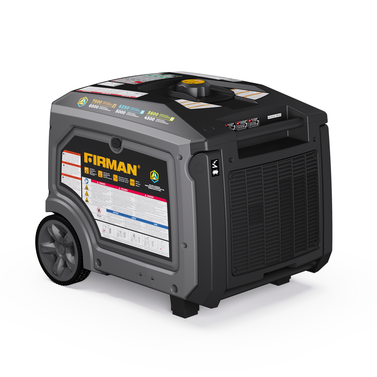Tri Fuel Inverter Portable Generator 7500W Electric Start 120/240V Parallel Ready CO Alert