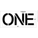 Newstripe Walgreens 24 Inch ONE Stencil