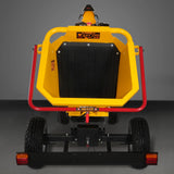 MechMaxx 6 inch E-start Zonsen 420cc 13.4hp Gas Powered 4 - Wheel Drum Wood Chipper with Taillight ,  B150