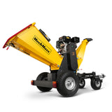 MechMaxx 6 inch E-start Zonsen 420cc 13.4hp Gas Powered 4 - Wheel Drum Wood Chipper with Taillight ,  B150