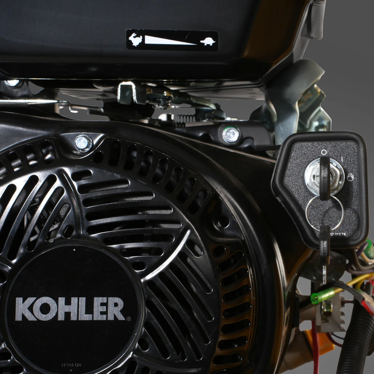MechMaxx 6 inch KOHLER E-Start 429cc 14HP Gas Powered 4 - Wheel Drum Wood Chipper with Taillight ,  B150