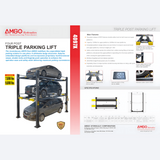 AMGO 4097X 9,000 lbs Triple Parking lifts