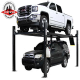 Atlas Apex 9 9,000 lb 4-Post Lift with Two RJ45A Rolling Bridge Jacks Combo