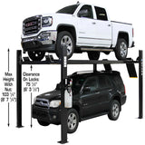 Atlas Apex 9 9,000 lb 4-Post Lift with Two RJ45A Rolling Bridge Jacks Combo