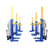 Atlas ML-6051BC Battery-Powered Mobile Column Lift System — 6-Pack, 111,000 lb Total Capacity, ALI Certified