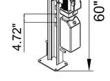 Olympic Equipment 6,000 lb Compact Portable Storage 4-Post Car Lift 4PC-6