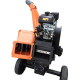 DK2 6 Inch Wood Chipper - 14 HP Kohler Engine Electric Start - Heavy Duty Kinetic Cyclonic Chipper Shredder