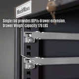 Heavy Duty Modular Drawer Cabinet - 10 Drawer,  59" H x 28.5" W x 28.5" D Tool Storage Organizer,  Steel Construction