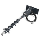 Mini Skid Steer Drive Auger with 6" ,  9" ,  12" Dia. Auger Bits