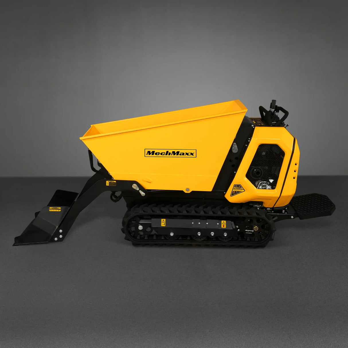 MechMaxx 1800lb 420cc  E-start Gas Engine Stand-ON Hydraulic Track Dumper with Self-Loading ,  T80