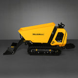 MechMaxx 1800lb 420cc  E-start Gas Engine Stand-ON Hydraulic Track Dumper with Self-Loading ,  T80