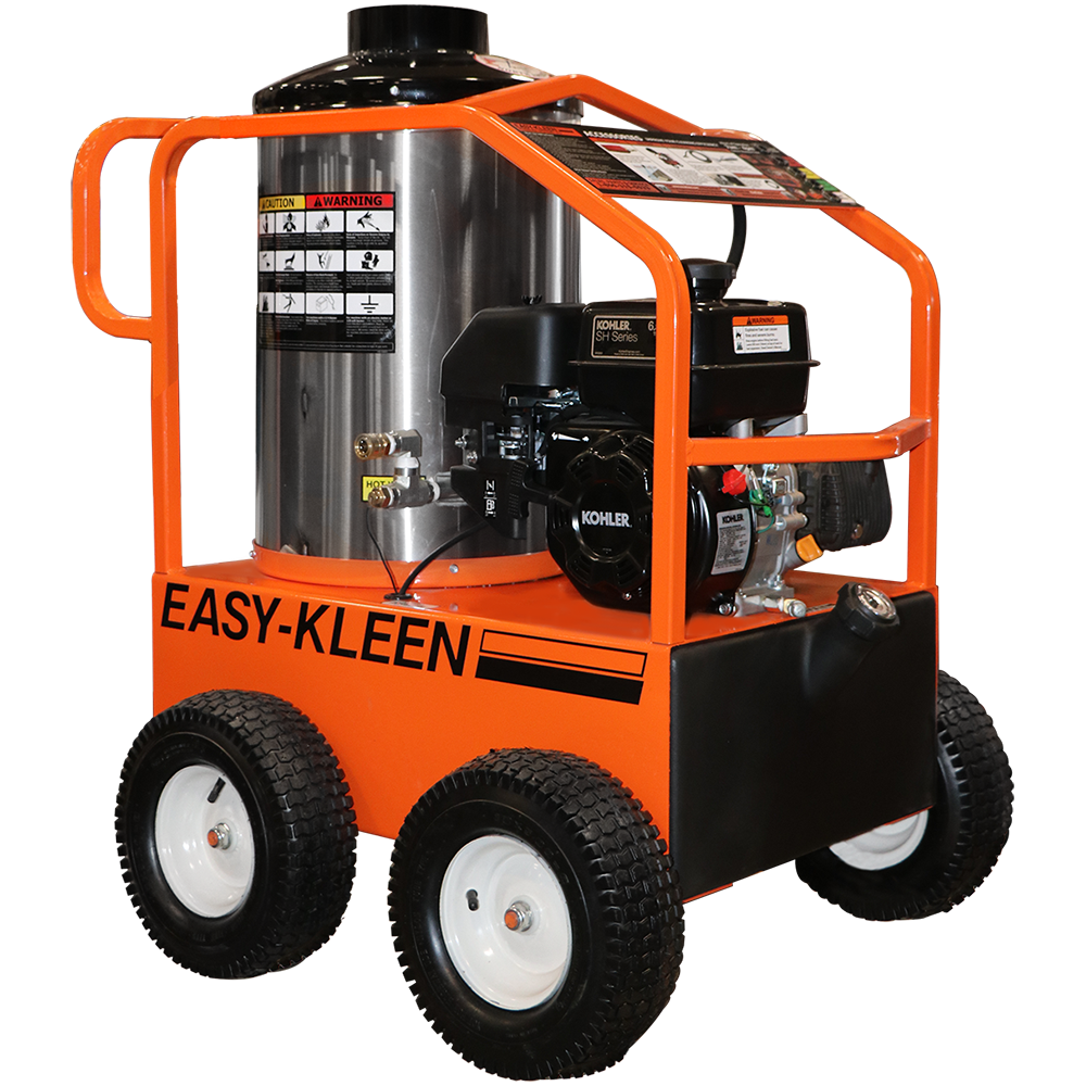 Easy Kleen 2,700 PSI 3 GPM Kohler 6.5 HP RV and Car Lot Wash Trailer with 100 Gallon Tank RVWASH100/6.5-K