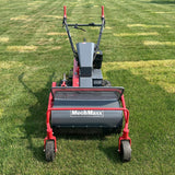 MechMaxx 27" Walk Behind Flail Mower,  10HP 302cc,  Self-Propelled,  Tracked,  Electric Start,  SFM27T