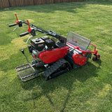 MechMaxx 27" Walk Behind Flail Mower,  10HP 302cc,  Self-Propelled,  Tracked,  Electric Start,  SFM27T