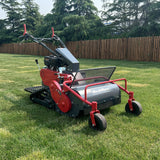 MechMaxx 27" Walk Behind Flail Mower,  10HP 302cc,  Self-Propelled,  Tracked,  Electric Start,  SFM27T