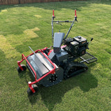 MechMaxx 27" Walk Behind Flail Mower,  10HP 302cc,  Self-Propelled,  Tracked,  Electric Start,  SFM27T
