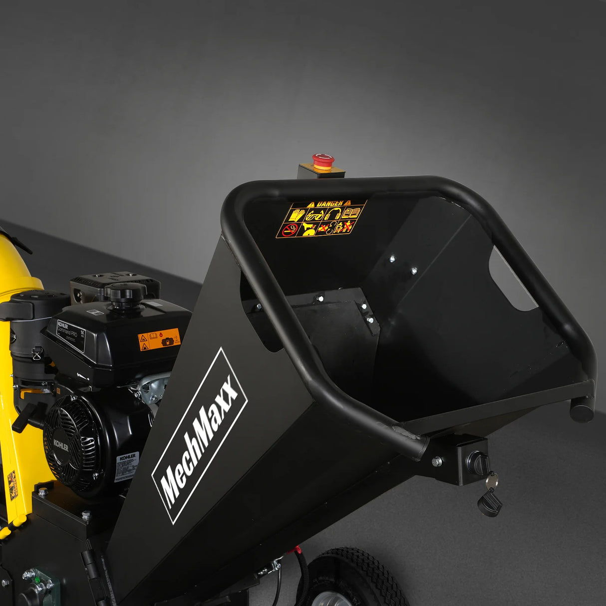 MechMaxx 5 inch E-start KOHLER 429cc Gasoline Engine Powered Wood Chipper,  GS1500