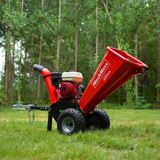 MechMaxx HONDA GX200 Gasoline Engine Powered 4 inch Wood Chipper,  GS650