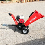 MechMaxx HONDA GX200 Gasoline Engine Powered 4 inch Wood Chipper,  GS650