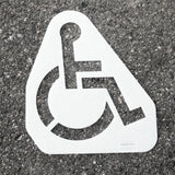 Newstripe Handicap Symbol Stencil