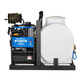 4000 PSI 4 GPM KOHLER E-Start Engine Hot Water Pressure Washer Skid Mounted with 175 Gal Tank,  HPW40KT