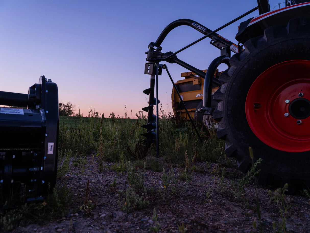 Ignite Attachments 12 in 3-Point Auger and Post Hole Digger