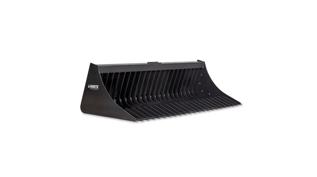 Ignite Attachments 68 in Skid Steer Rock Bucket