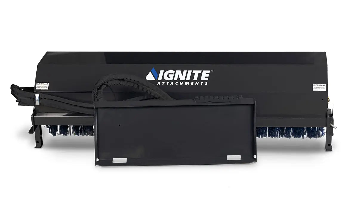 Ignite Attachments 84 in Skid Steer Hydraulic Angle Broom