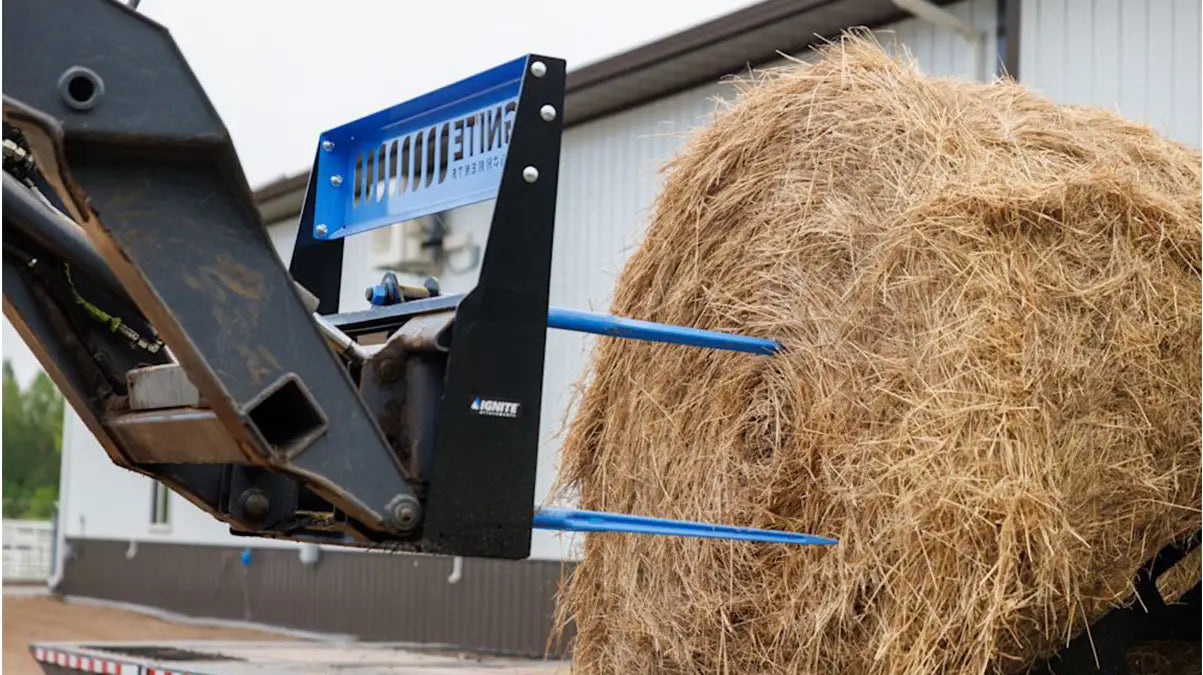 Ignite Attachments 45 in Skid Steer Combo Bale Spear 46895918