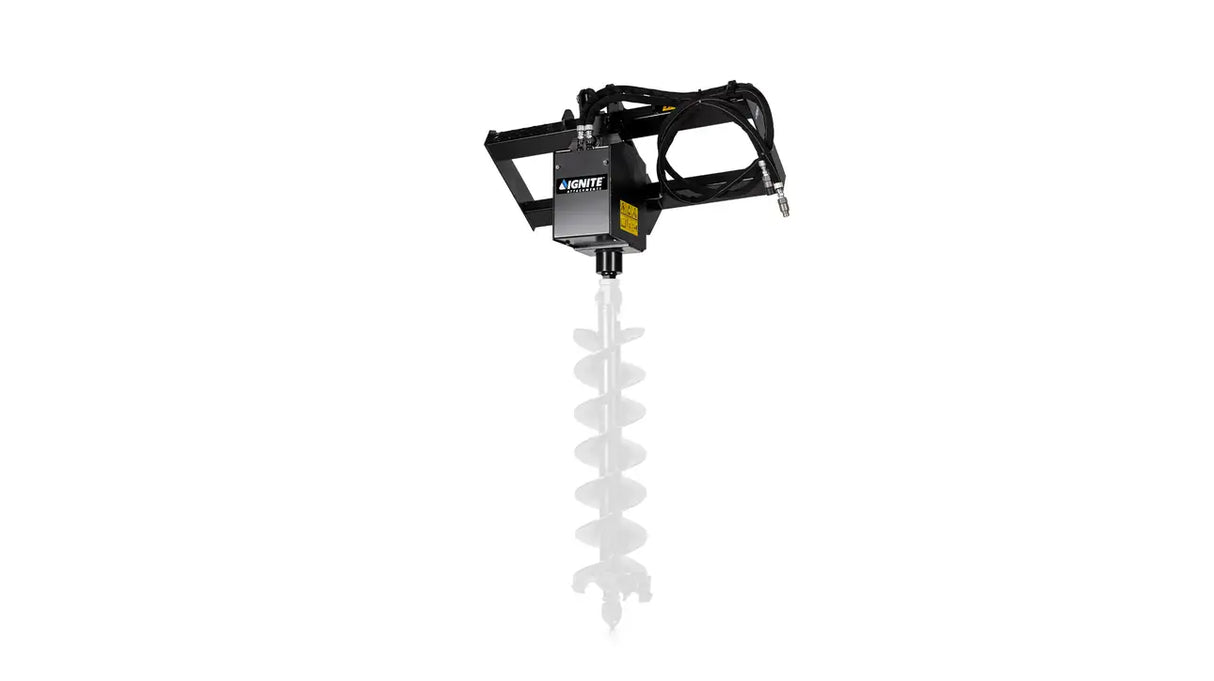 Ignite Attachments 45 in Skid Steer Auger Drive and Bit Package 165DDH