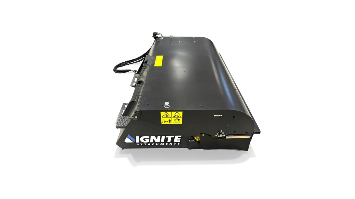 Ignite Attachments 72.8 in Skid Steer Sweeper Bucket