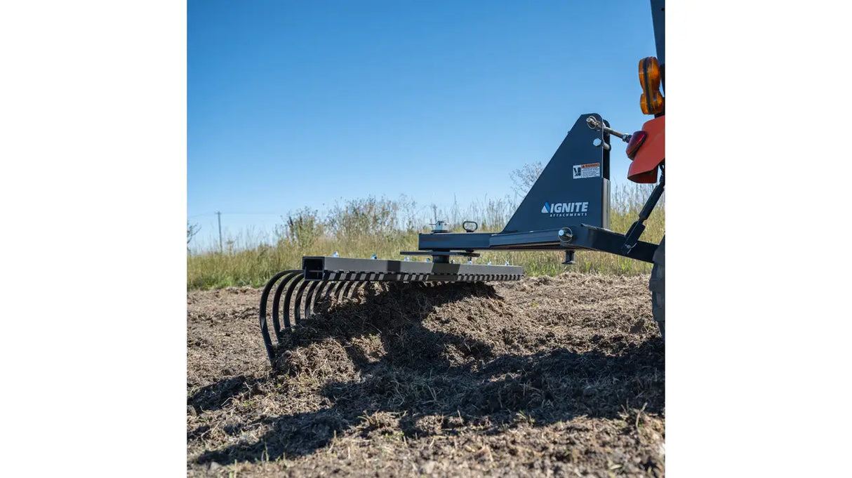 Ignite Attachments 60 in 3-Point Tine Rake 7494933