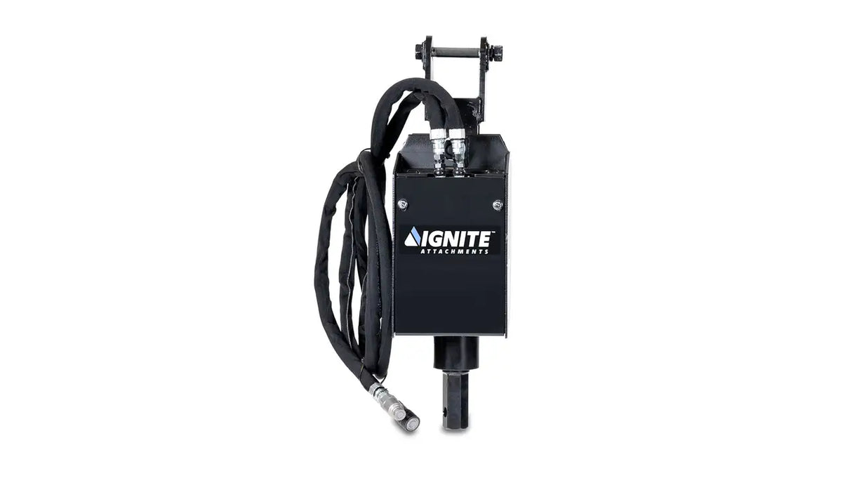 Ignite Attachments 45 in Skid Steer Auger Drive and Bit Package 75DDH