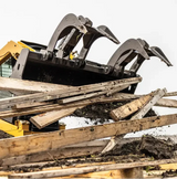 Ignite Attachments 62 in Skid Steer Bucket Grapple