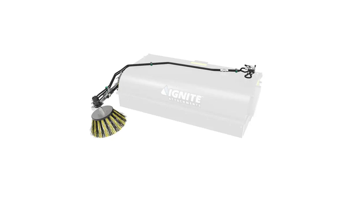 Ignite Attachments 160cc Skid Steer Sweeper Bucket Gutter Brush