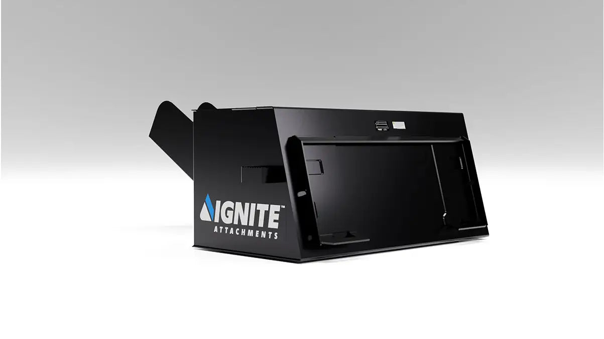 Ignite Attachments 50.5 in Skid Steer Concrete Chute Bucket