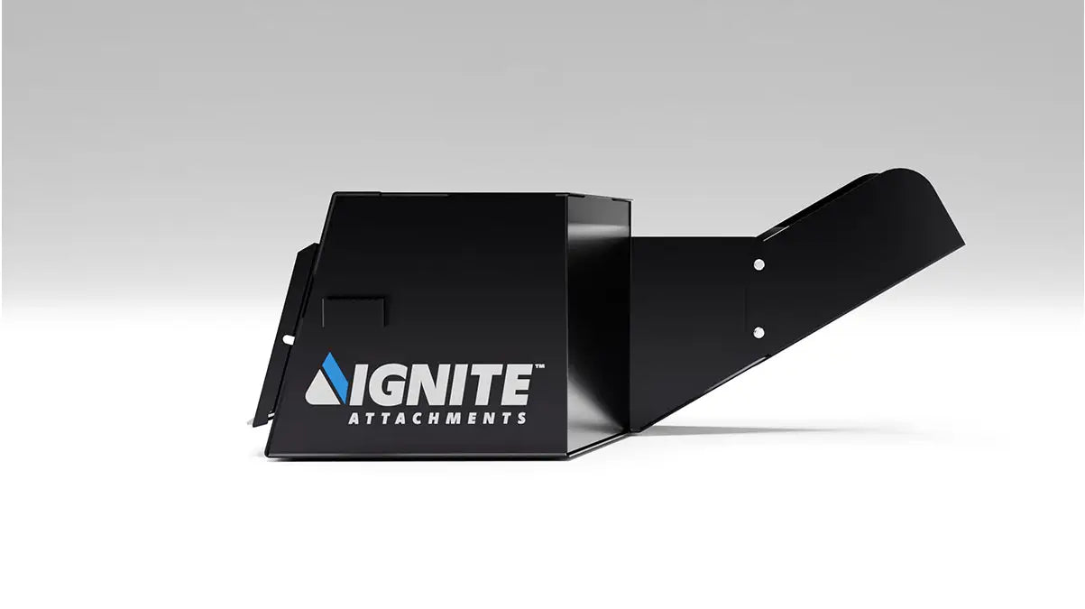 Ignite Attachments 50.5 in Skid Steer Concrete Chute Bucket