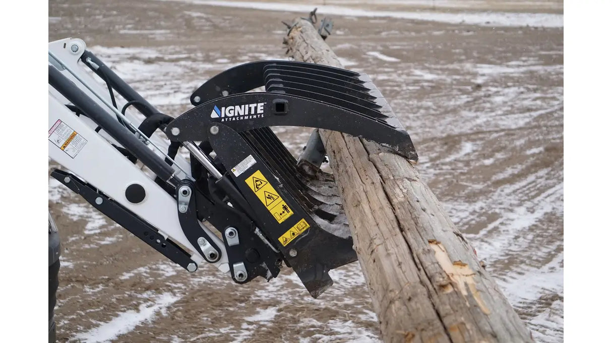 Ignite Attachments 60.5 in 3-Point Grapple Rake 46918391-B
