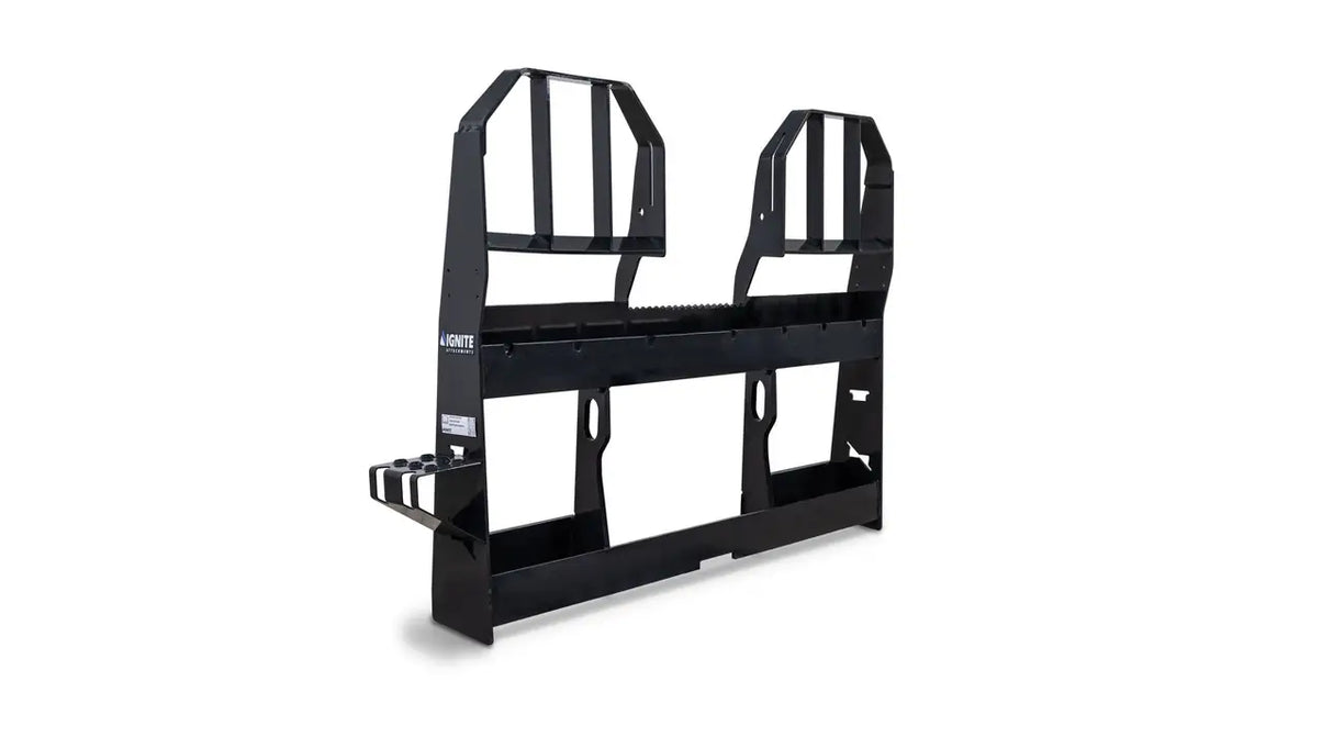 Ignite Attachments 45.1 in Skid Steer 4K Heavy Duty Pallet Fork Frame