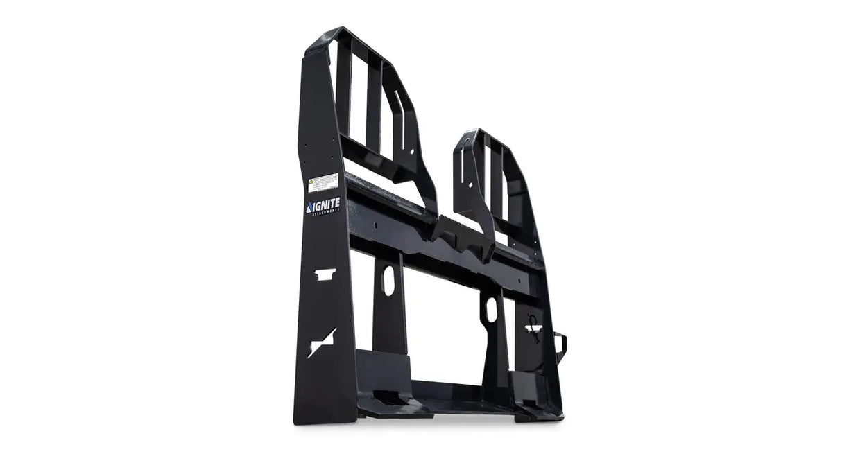 Ignite Attachments 45.1 in Skid Steer 4K Heavy Duty Pallet Fork Frame