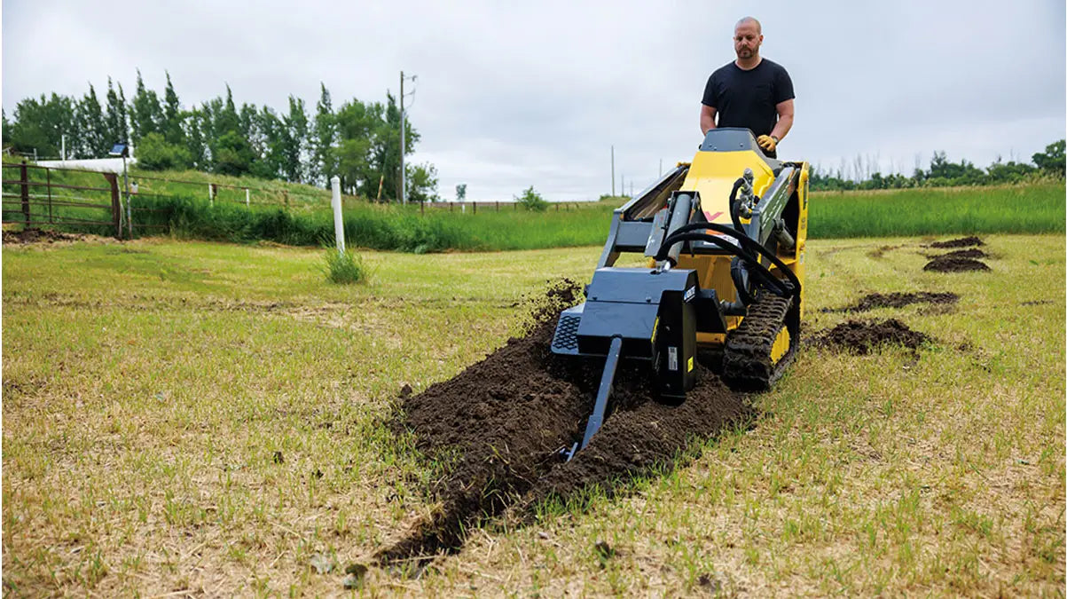 Ignite Attachments 36 x 4 in Mini Skid Steer Trencher